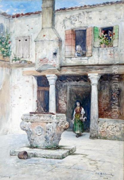 Venedig Oil Painting - Frans Wilhelm Odelmark