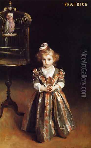 Beatrice Goelet Oil Painting - John Singer Sargent