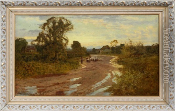 Summer Landscape Oil Painting - Harry Pennell
