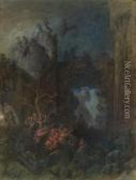 Scene De Sorcellerie Oil Painting - Gustave Dore