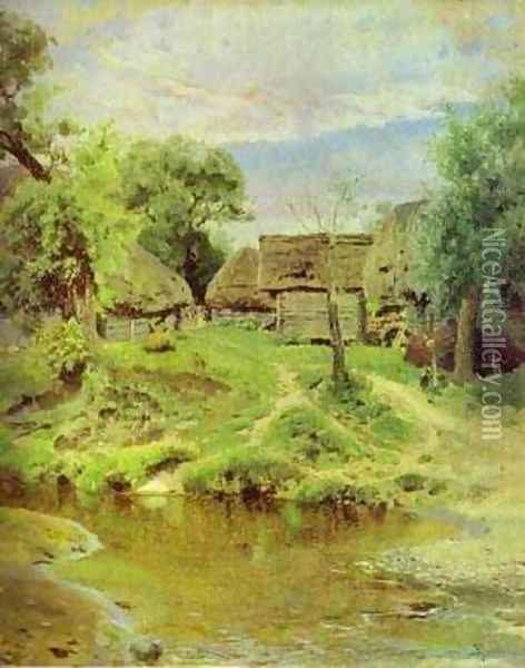 Turgenevo Village 1885 Oil Painting - Vasily Polenov
