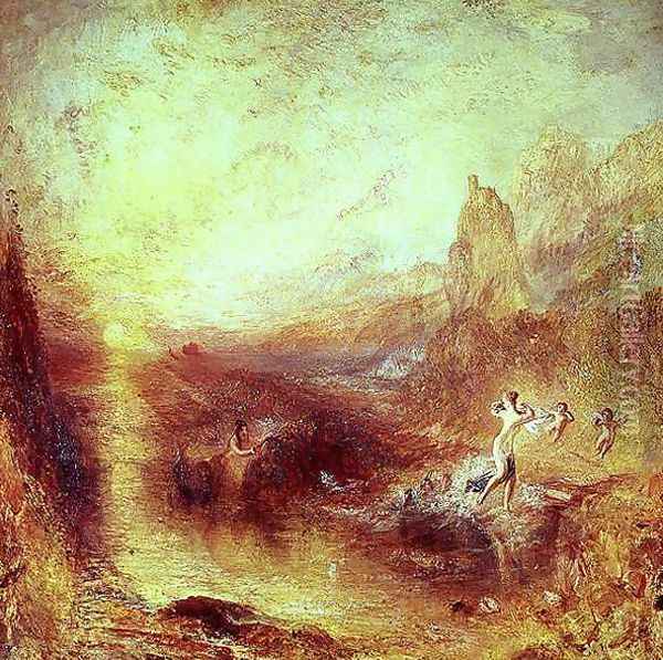 Glaucus and Scylla from Ovids Metamorphoses, 1841 Oil Painting - Joseph Mallord William Turner