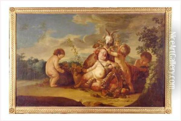 Ecole Flamande Vers 1750 Oil Painting - Jacob de Wit