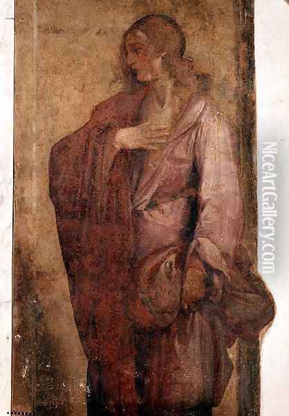 Figure of a Woman Oil Painting - Bravo Cecco (Francesco Montelatici)