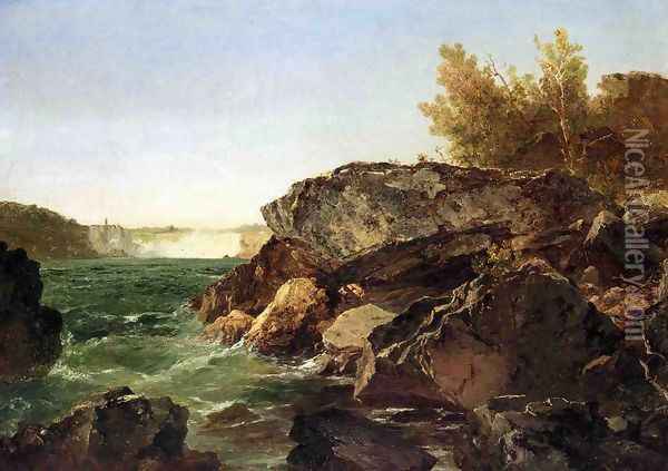 Niagara Falls Oil Painting - John Frederick Kensett