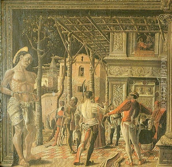 Martyrdom of Saint Christopher Oil Painting - Andrea Mantegna