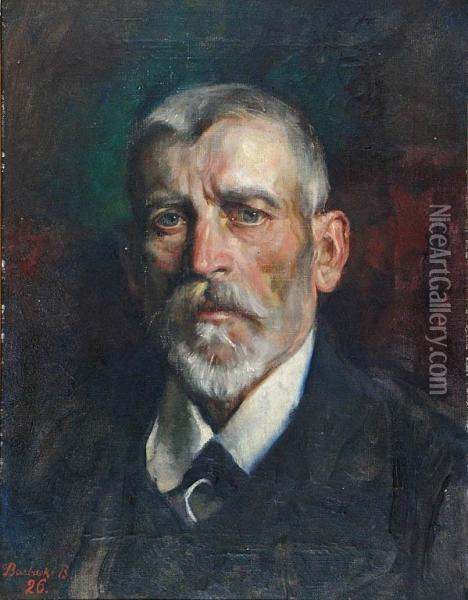 Portret Mezczyzny Oil Painting - Boleslaw Barbacki