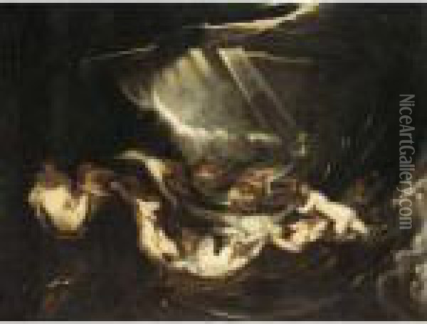 Hero And Leander Oil Painting - Peter Paul Rubens
