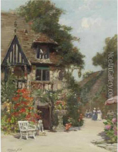 The Inn Of William The Conqueror Oil Painting - Francis Hopkinson Smith