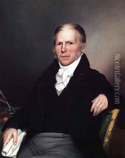 Portrait of William Young Oil Painting - James Peale