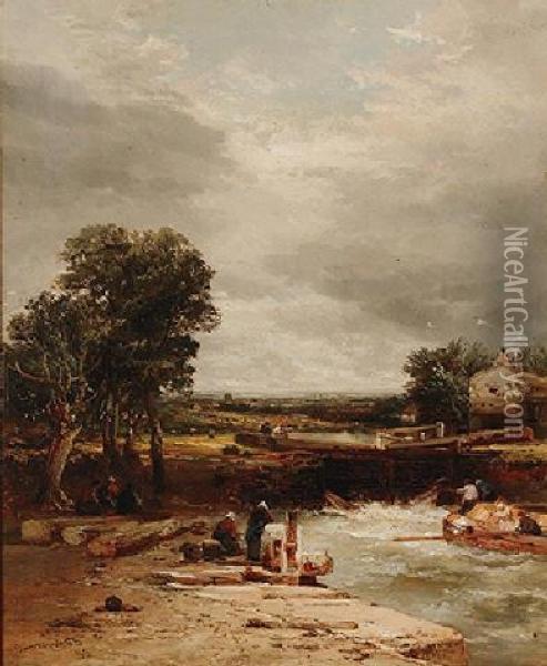 Birkhamstead Oil Painting - James Webb