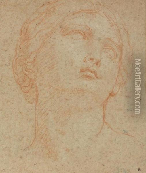 Study For One Of The Daughters Of Niobe Oil Painting - Carlo Maratta or Maratti