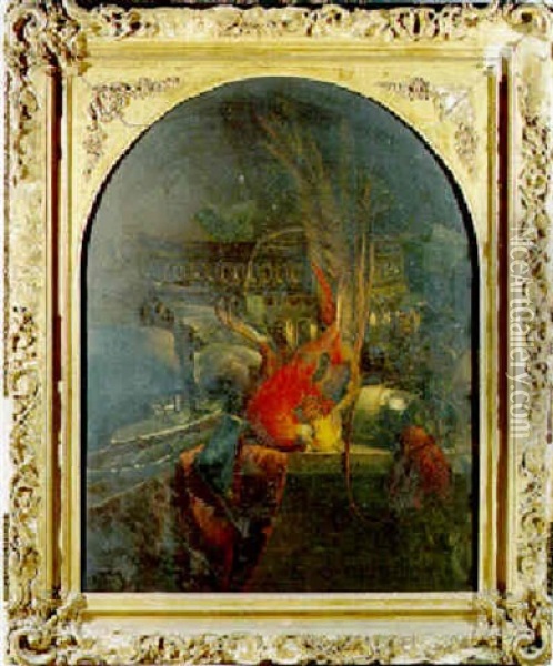 Nature Morte Au Faisan Dore Oil Painting - Georgius Jacobus Johannes van Os