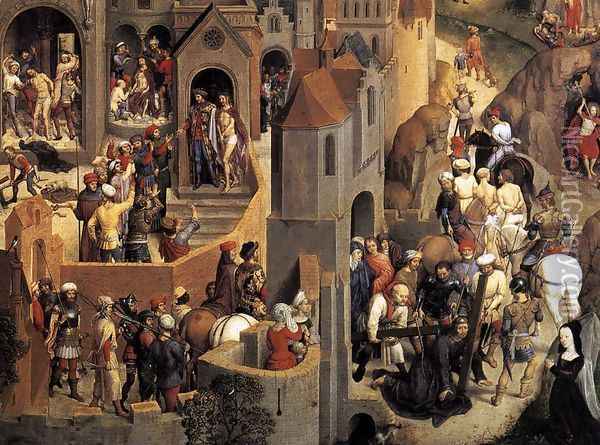 Scenes from the Passion of Christ (detail-5) 1470-71 Oil Painting - Hans Memling