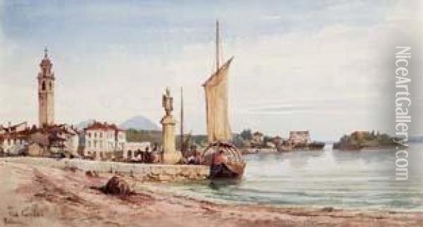 Pallanza, Lago Maggiore Oil Painting - Gabriele Carelli