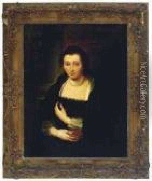 Portrait Of Isabella Brandt Oil Painting - Peter Paul Rubens