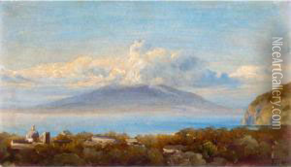 Vesuvius Oil Painting - Thomas Fearnley