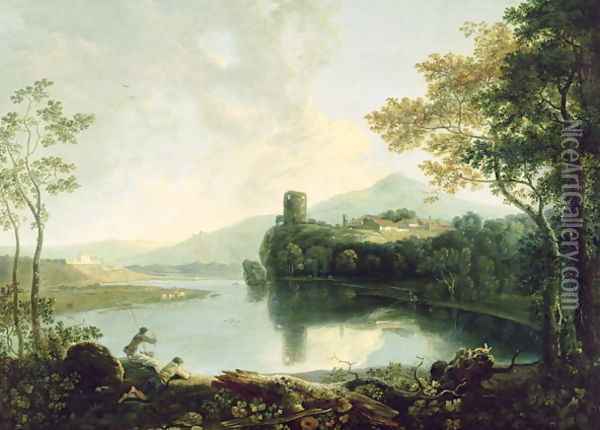Dolbardarn Castle Oil Painting - Richard Wilson