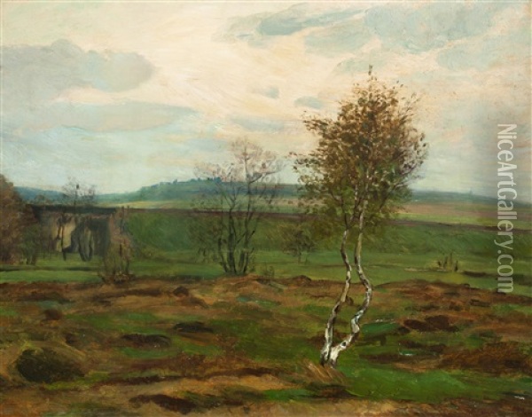 Landschaft Mit Viadukt Oil Painting - Frantisek Kavan