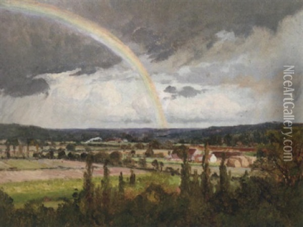 L'arc-en-ciel Oil Painting - Pierre-Ernest Ballue