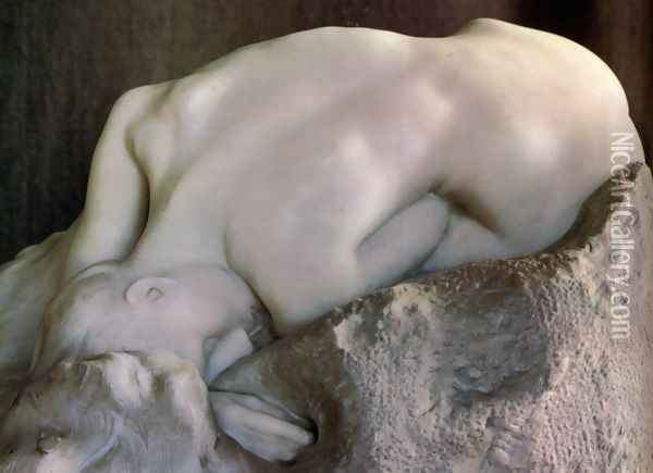 Danaid [detail: 1] Oil Painting - Auguste Rodin