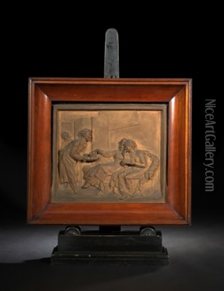 Terracotta Relief (after Evert Jan Boks) Oil Painting - Robrecht Jan Fabri