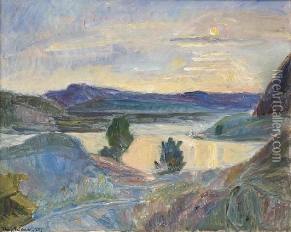 Landscape Oil Painting - Thorvald Erichsen