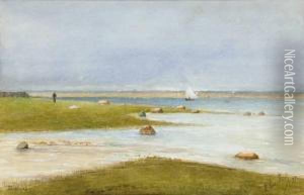 Haapsalu Rand Oil Painting - H. Von Bool