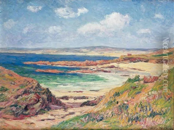 Les Dunes Oil Painting - Henry Moret