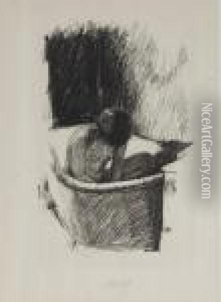 Le Bain, Premiere Planche (bouvet 92) Oil Painting - Pierre Bonnard