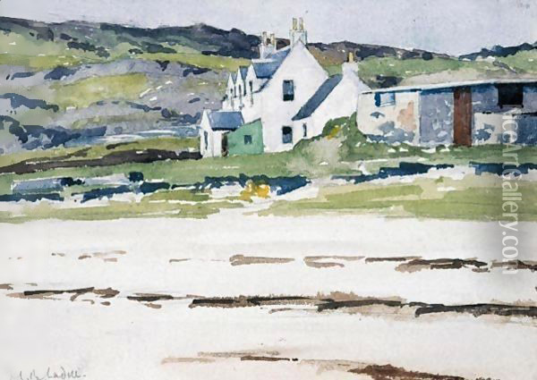 The White House, Iona Oil Painting - Francis Campbell Boileau Cadell