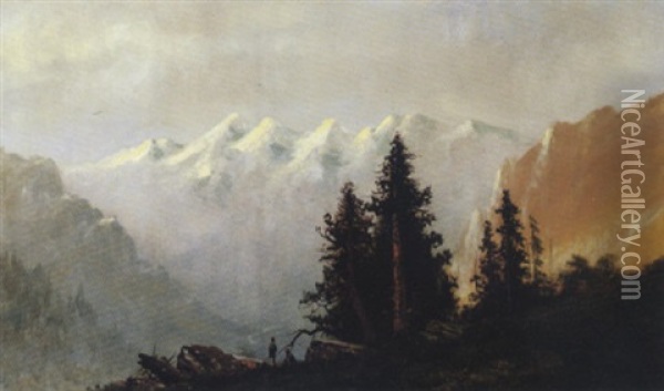 Sierra Peaks Oil Painting - William Weaver Armstrong