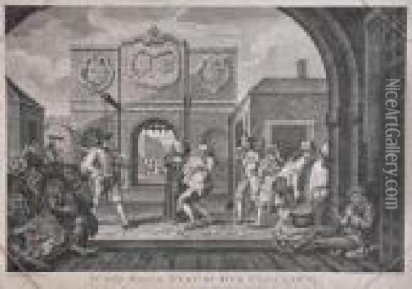 The Roastbeef Of Old England Oil Painting - William Hogarth