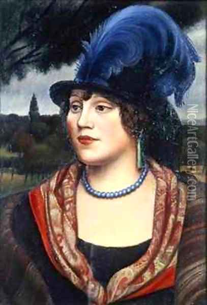 The Coster Woman Oil Painting - Mark Gertler
