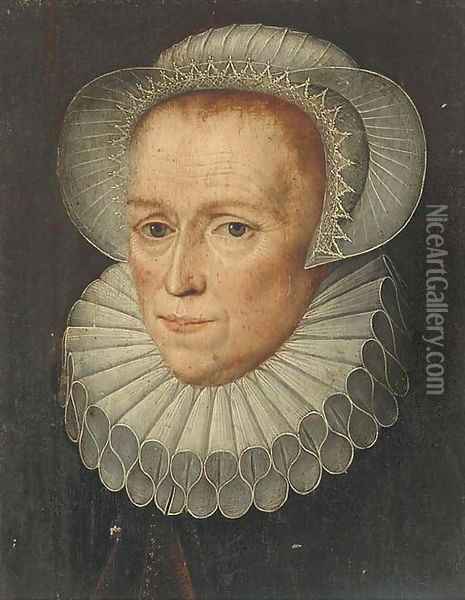 Portrait of a lady Oil Painting - Anglo-Dutch School