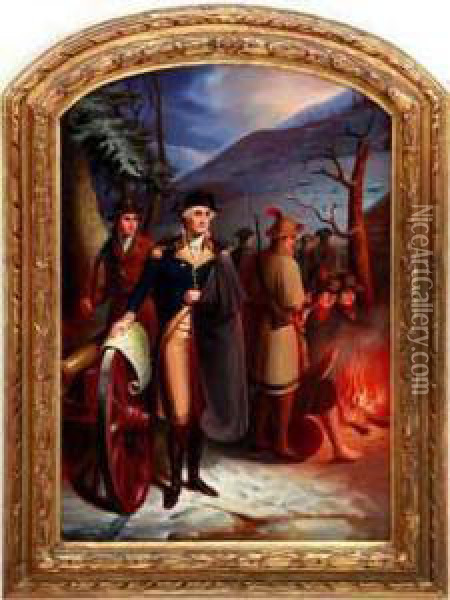 George Washington At Dorchester Heights Oil Painting - L. Ryer