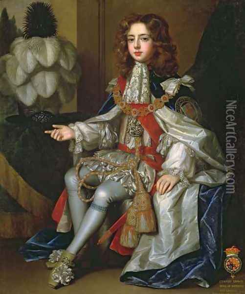 Charles, 1st Duke of Richmond (1672-1723) Oil Painting - William Wissing or Wissmig