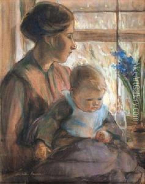 Maternite Oil Painting - Elizabeth Nourse
