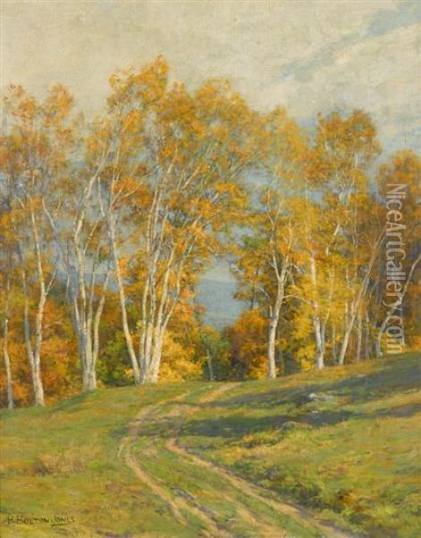 Autumn Landscape Oil Painting - Hugh Bolton Jones