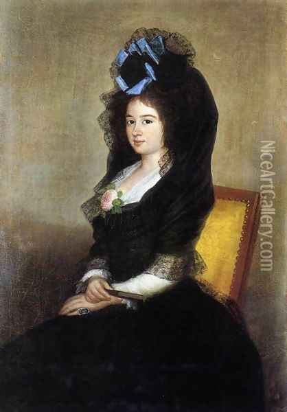Dona Narcisa Baranana de Goicoechea Oil Painting - Francisco De Goya y Lucientes