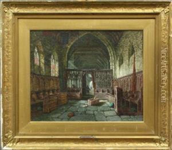 St. Mary's Chapel, Chichester Oil Painting - Margaret Rayner
