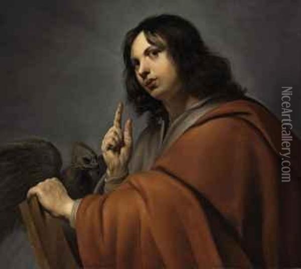 Saint John The Evangelist Oil Painting - Pieter de Grebber