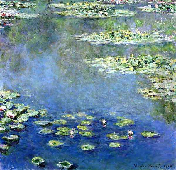 Water Lilies Oil Painting - Claude Oscar Monet