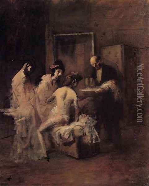 The Box 2 Oil Painting - Jean-Louis Forain