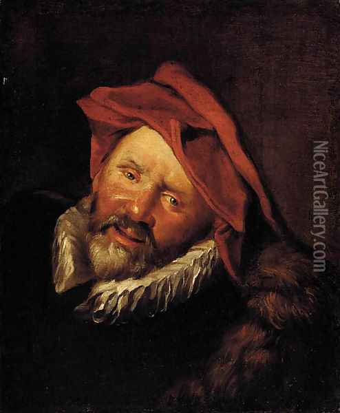 Head of a man Oil Painting - Frans Hals