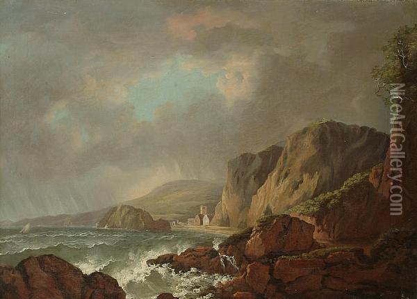 Coastal Landscape Oil Painting - George Morland