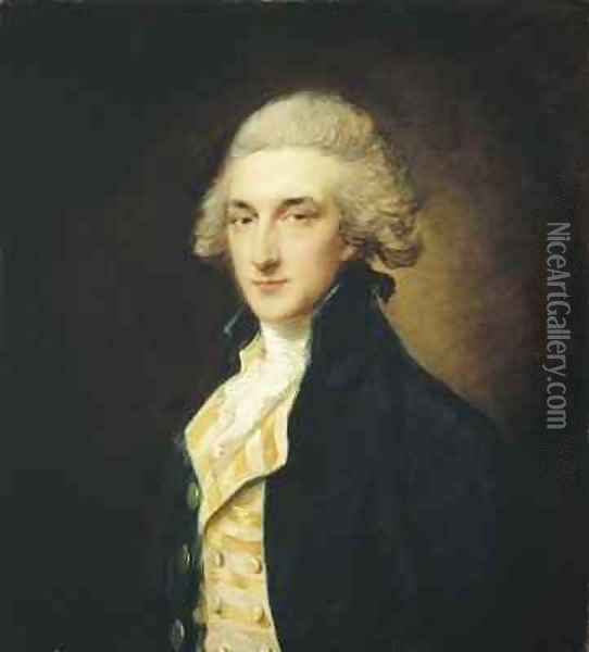 Sir John Edward Swinburne Oil Painting - Thomas Gainsborough