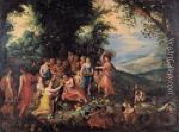Allegoria Dell'autunno Oil Painting - Jan Brueghel the Younger