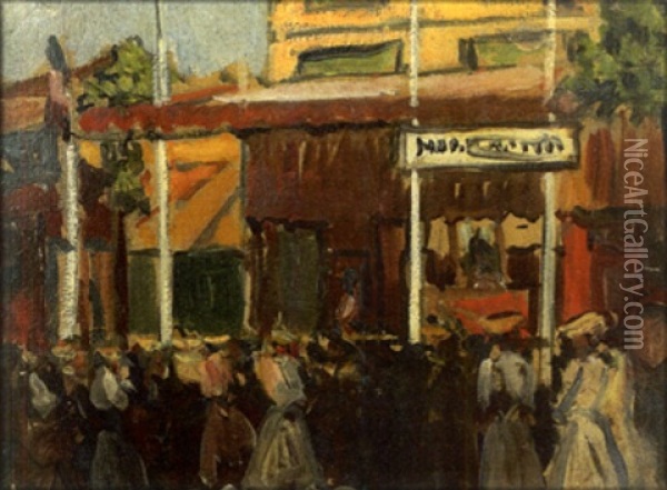 Foire De Montmartre Oil Painting - Fernand Piet