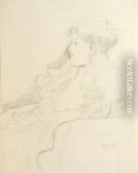 Ohne Titel Oil Painting - Gustav Klimt